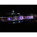 dancing outdoor colorful lake water music fountain